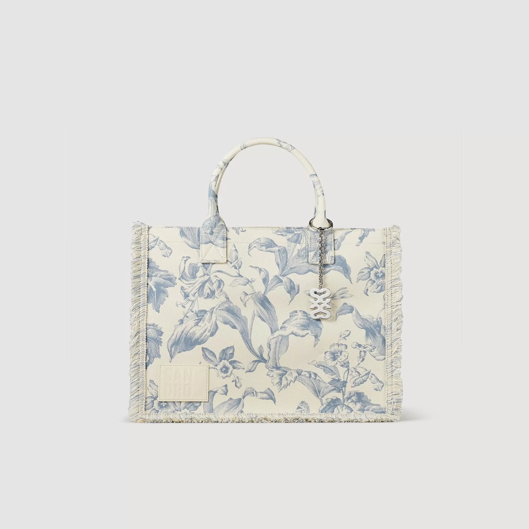 Mulheres Sandro Paris Bolsa Kasbah Toile De Jouy