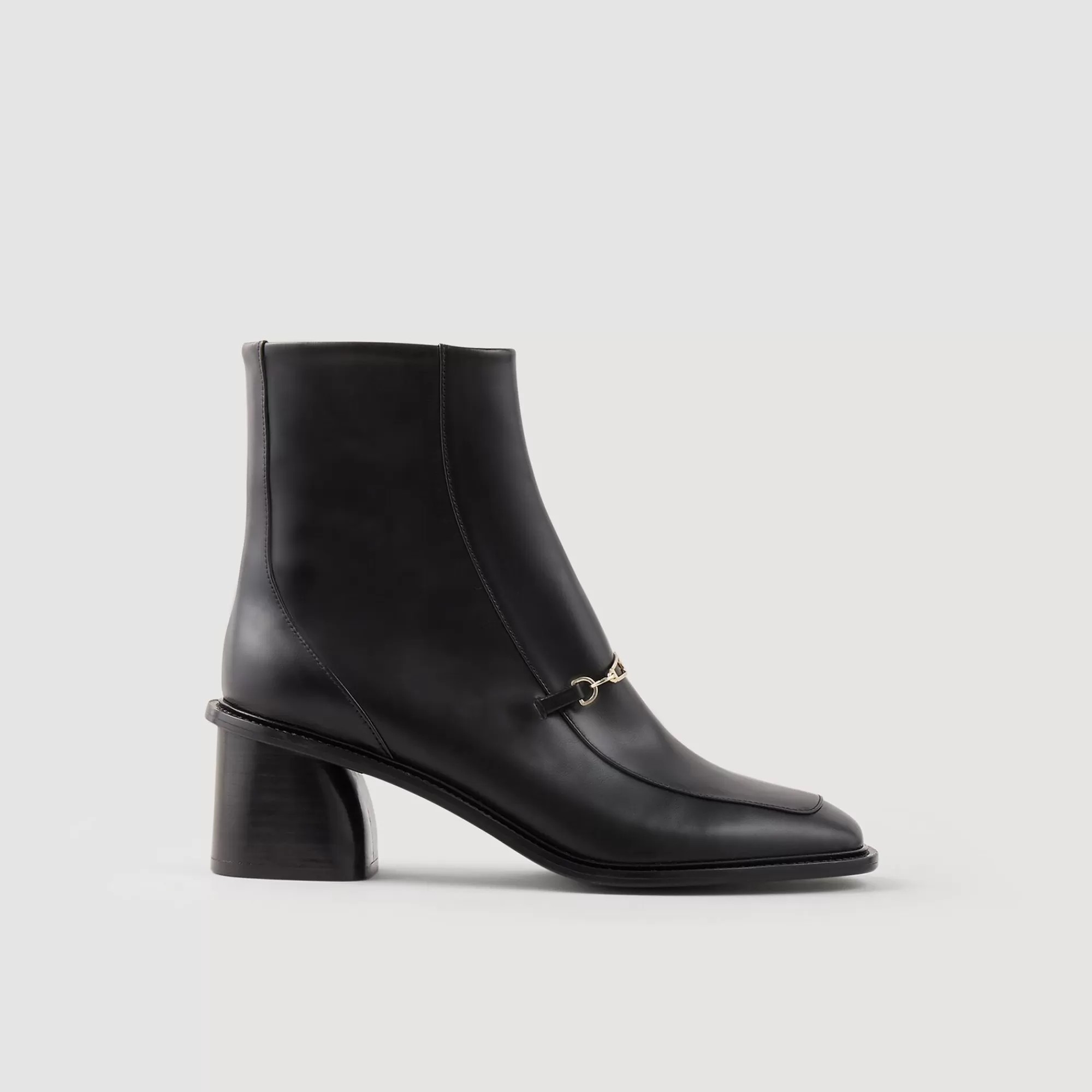 Mulheres Sandro Paris Botins De Couro